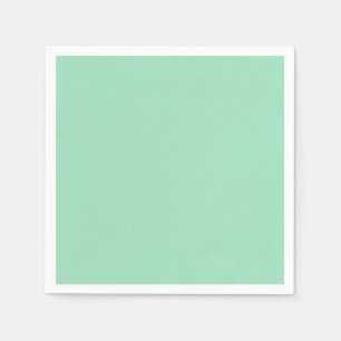 Seafoam Green Solid Colour Napkin
