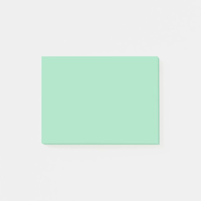 Seafoam Green Solid Colour Post-it Notes (Front)