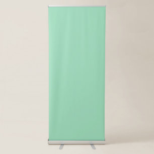 Seafoam Green Solid Colour Retractable Banner