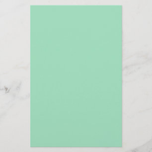 Seafoam Green Solid Colour Stationery