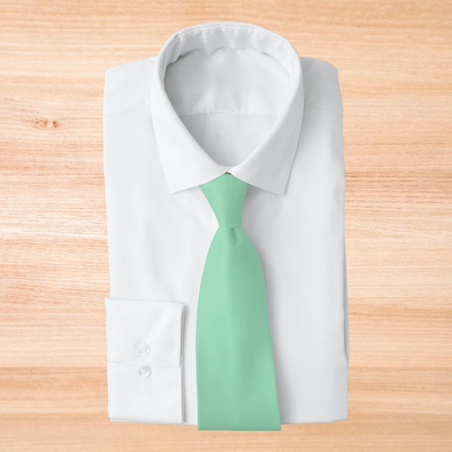 Seafoam Green Solid Colour Tie (Creator Uploaded)