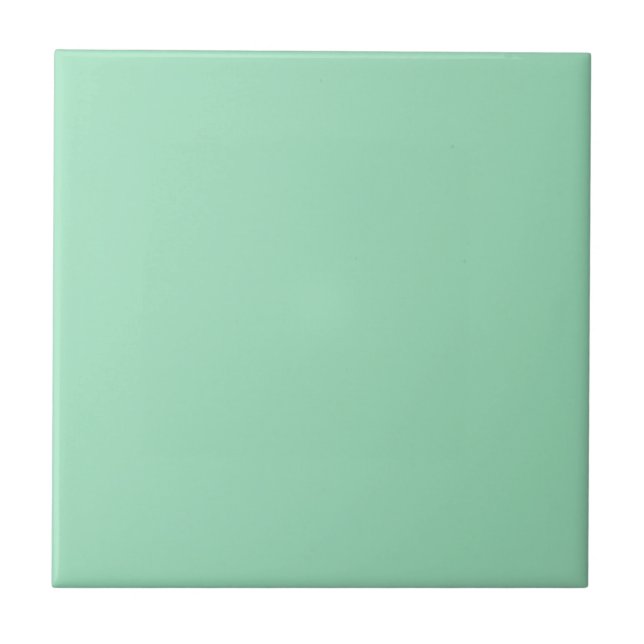 Seafoam Green Solid Colour Tile (Front)