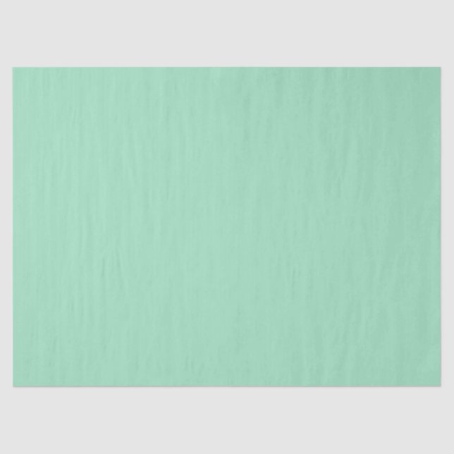 Seafoam Green Solid Colour Tissue Paper (Front)