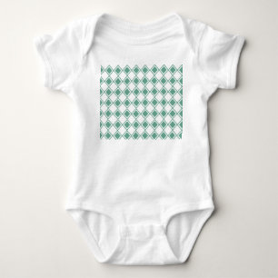 Seafoam Harlequin  Baby Bodysuit