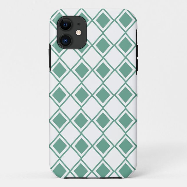 Seafoam Harlequin  Case-Mate iPhone Case (Back)