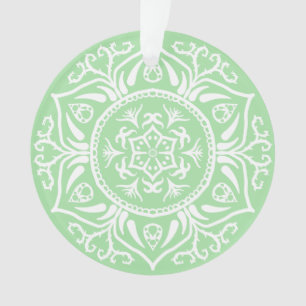 Seafoam Mandala Ornament
