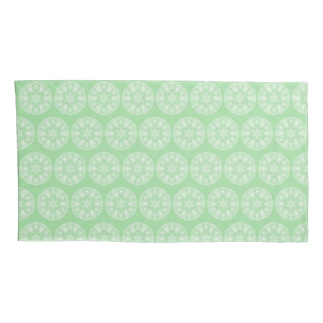 Seafoam Mandala Pillowcase (Back-Right)