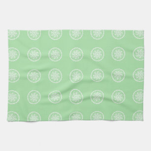 Seafoam Mandala Tea Towel