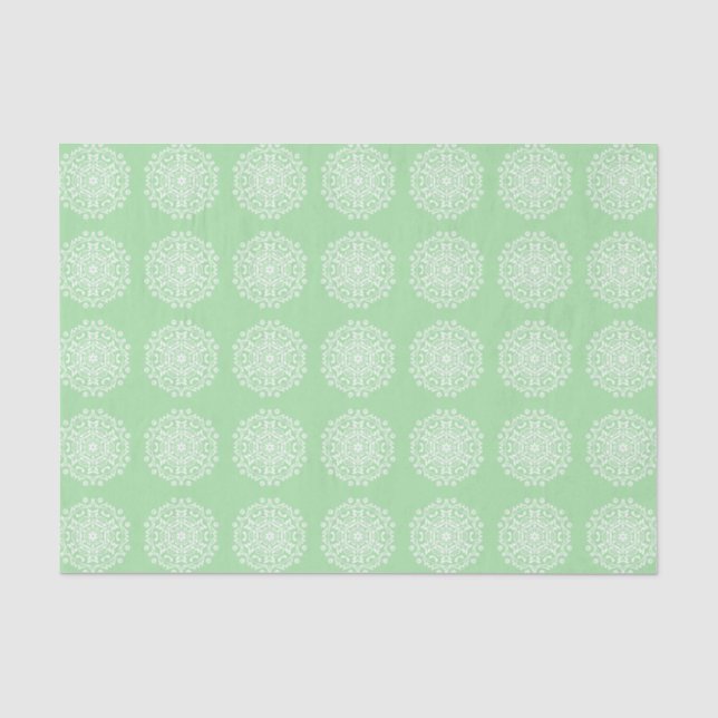 Seafoam Mandala Tissue Paper (Front)