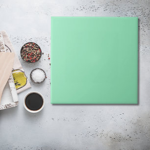 Seafoam Mint Green Color Tile
