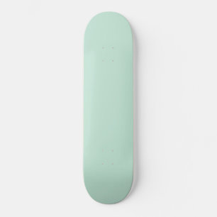 seafoam mint green minimalist elegant solid plain skateboard