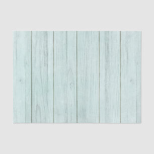 Seafoam Mint Green Pastel Turquoise Rustic Wood Tissue Paper