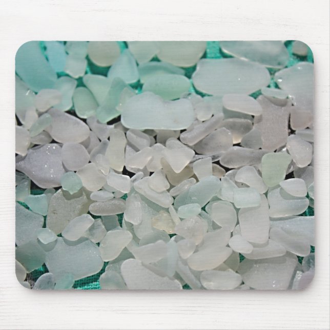 Seafoam Seaglass Mouse Mat (Front)