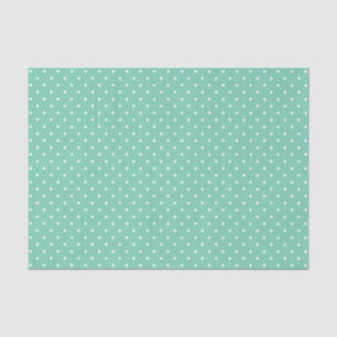 Seafoam Swiss Dots Tissue Paper