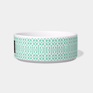 Seafoam Trellis Pet Bowl