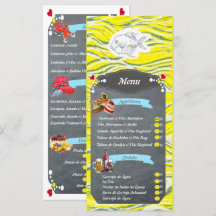 Seafood and Fish Restaurant Menu