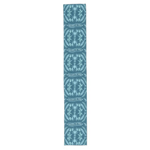Seafood Art Decor Prints Long Table Runner