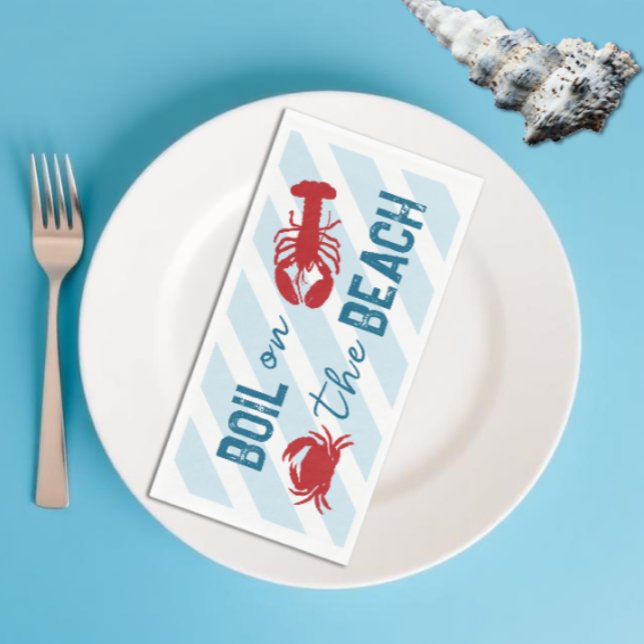 Seafood Boil Bachelorette Party Napkin (Creator Uploaded)