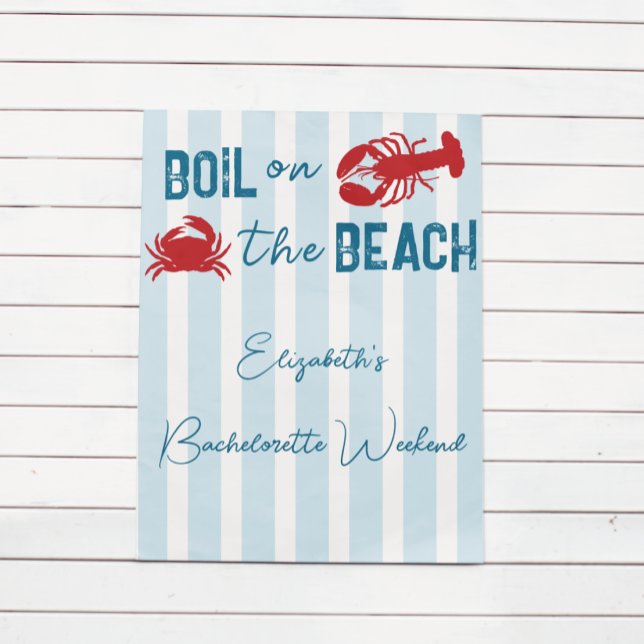 Seafood Boil Bachelorette Party Poster (Creator Uploaded)