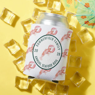 Seafood Boil Family Lobster Crawfish Party Can Cooler