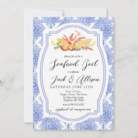 Seafood Boil Invitation, Low country Boil Shower