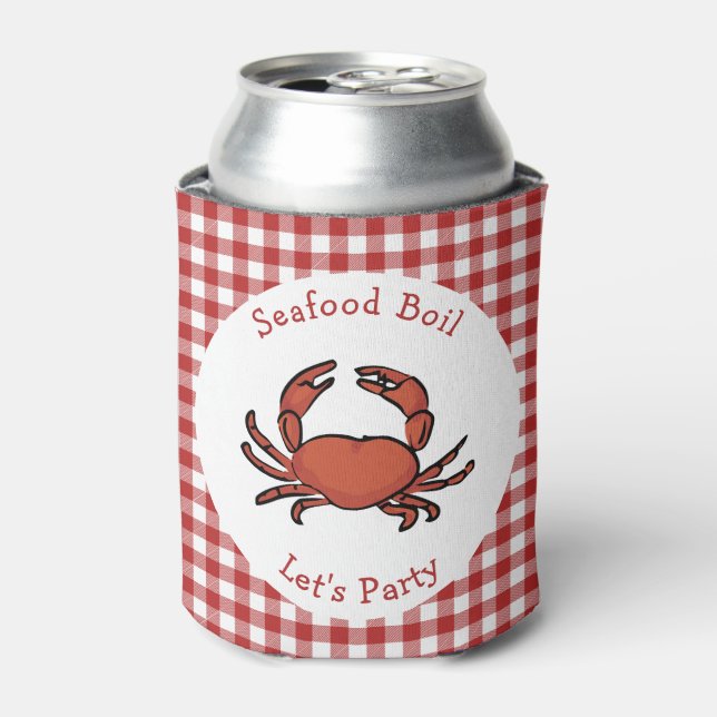 Seafood Boil Party Can Cooler (Can Front)