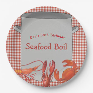 Seafood Boil  Personalised Paper Plate