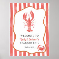 Seafood Boil Welcome Foam Board