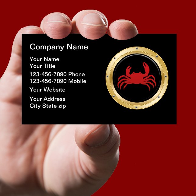 Seafood Business Cards (Creator Uploaded)
