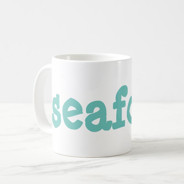 seafood coffee mug (Front Left)