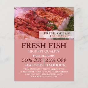 Seafood Display, Fishmonger/Wife, Fish Market Flyer