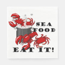 Seafood Eat It Party Paper