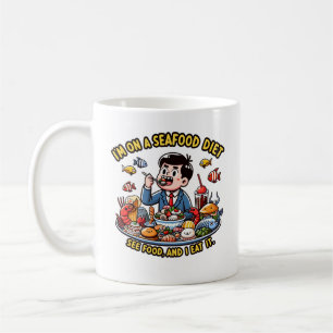 "Seafood Feast – See Food, Eat Food" Coffee Mug
