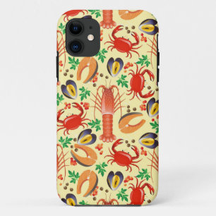 Seafood Pattern iPhone 11 Case