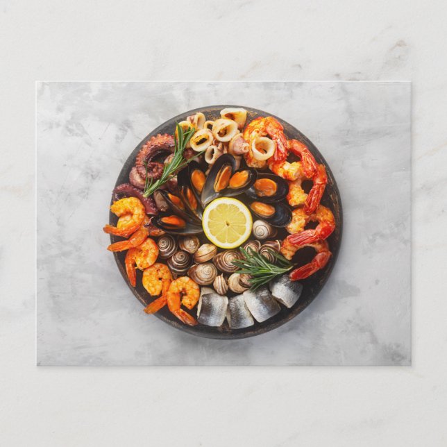 Seafood Platter Postcard (Front)