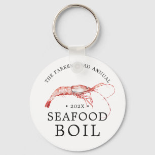 Seafood / Shrimp Boil   Themed Party Key Ring