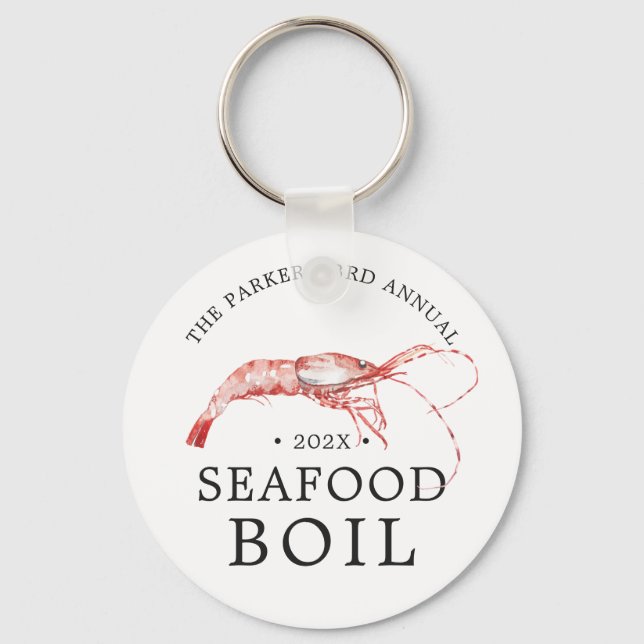 Seafood / Shrimp Boil | Themed Party Key Ring (Front)