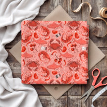 Seafood Spectacular Large scale Fabric