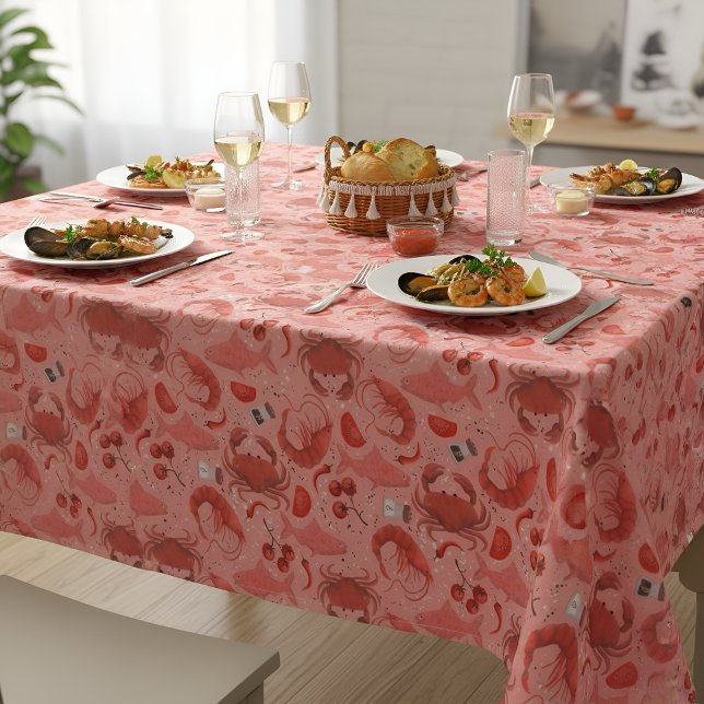 Seafood spectacular tablecloth (Creator Uploaded)