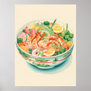 Seafood Symphony: A Feast in a Bowl Poster