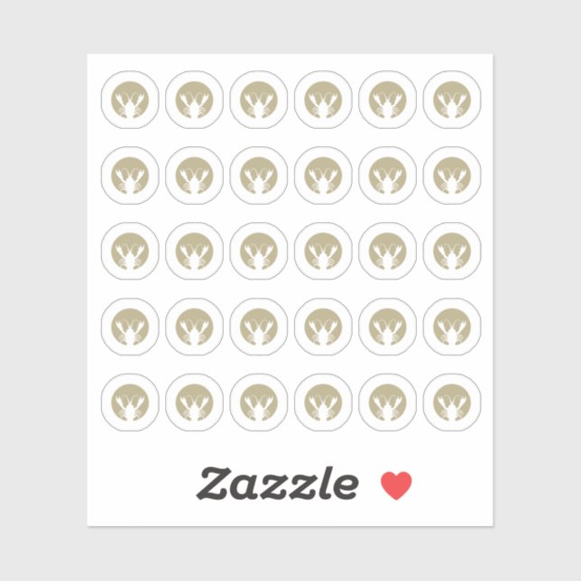 Seafood Wedding Place Cards Meal Choice  (Sheet)