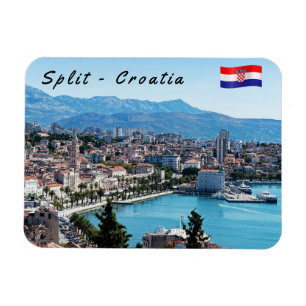 Seafront view on Split city - Dalmatia, Croatia Magnet