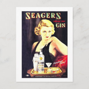 Seager's Gin Postcard