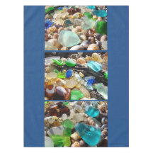 Seaglass Beach Tablecloths Coastal Wedding House