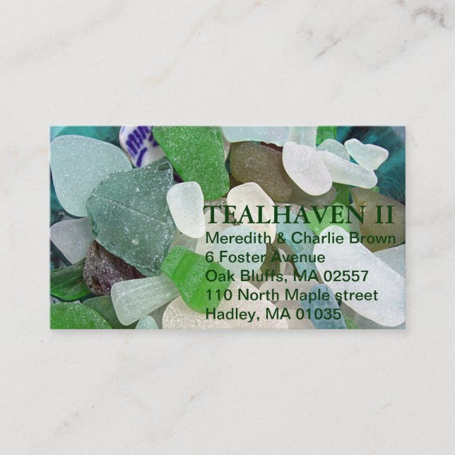Seaglass Biz Cards (Front)