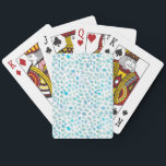 Seaglass Coastal Pebble Pattern Turquoise Playing Cards<br><div class="desc">Enjoy our sea glass coastal pebble pattern poker cards.</div>
