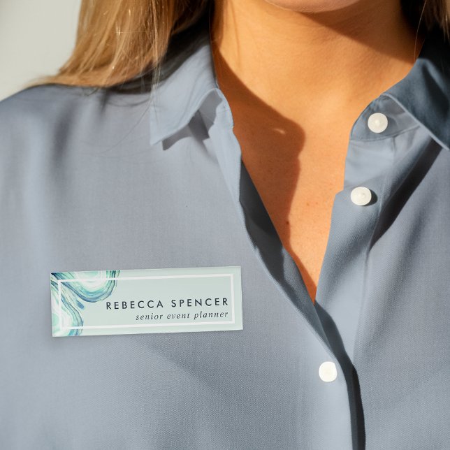 Seaglass Geode Name Tag (Creator Uploaded)