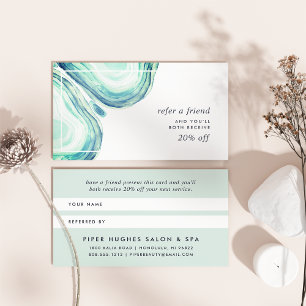 Seaglass Geode Referral Card