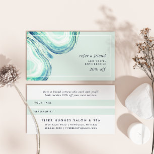 Seaglass Geode Referral Card