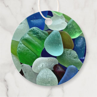 Seaglass gift tag - set of 12